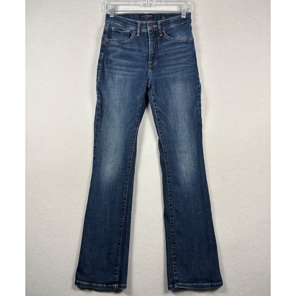 Lucky Brand Bridgette High Rise Boot Jeans 6/28 Regular Dark Wash Blue
